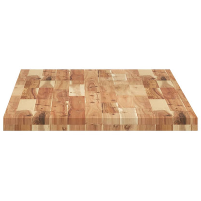 Waschtischplatte Ölbeschichtung 120x60x4 cm Massivholz Akazie