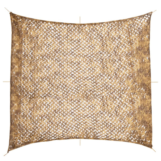 Tarnnetz mit Aufbewahrungstasche 521x493 cm Sandfarbe