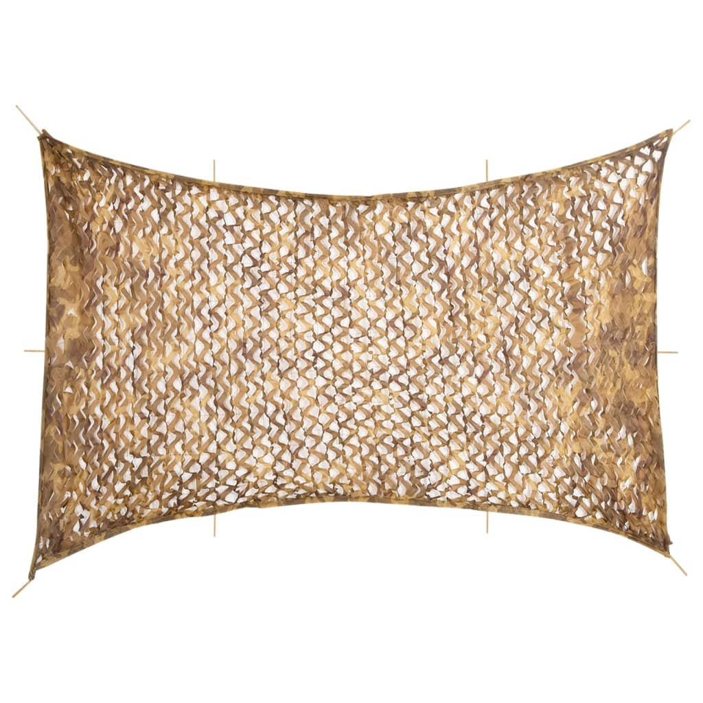 Tarnnetz mit Aufbewahrungstasche 724x515 cm Sandfarbe