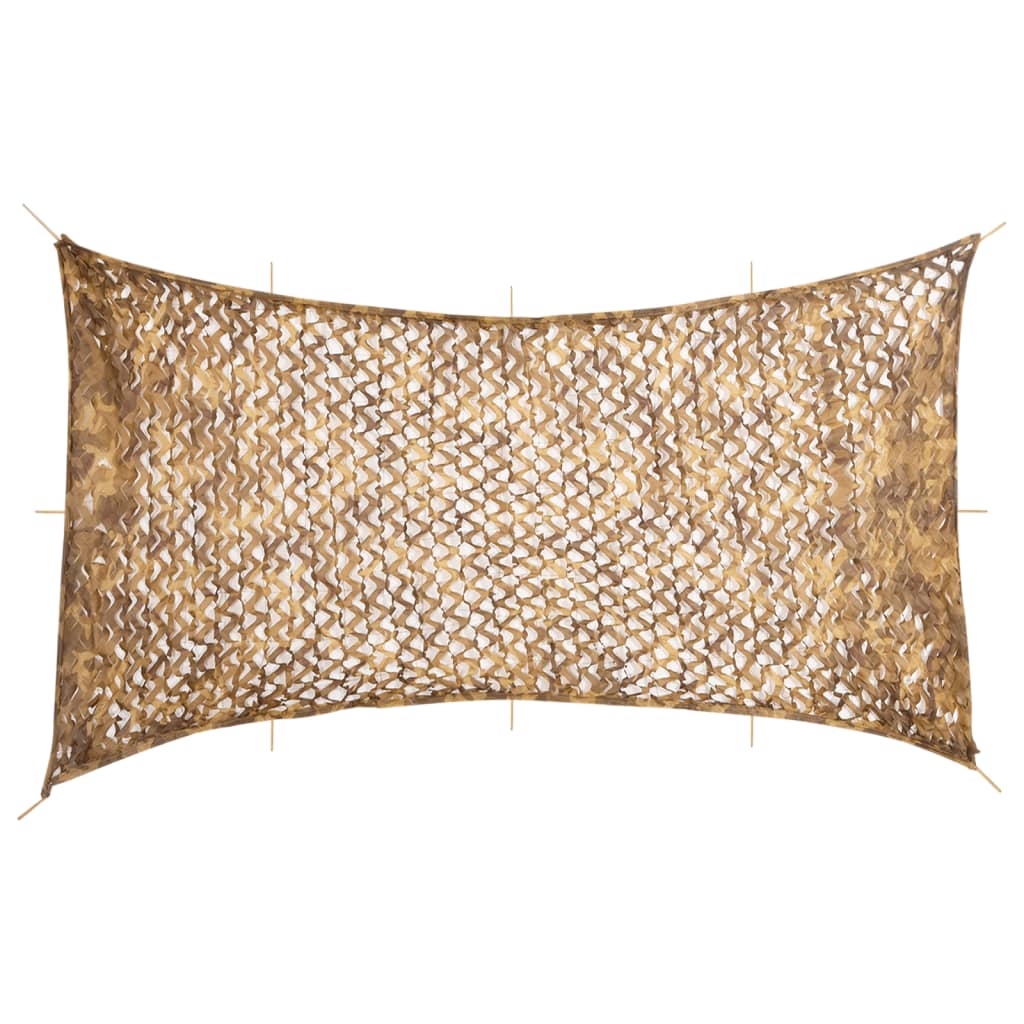 Tarnnetz mit Aufbewahrungstasche 816x520 cm Sandfarbe