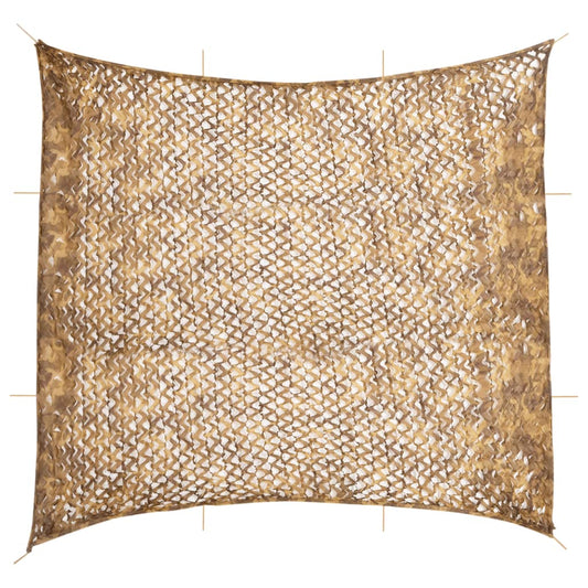 Tarnnetz mit Aufbewahrungstasche 614x581 cm Sandfarbe