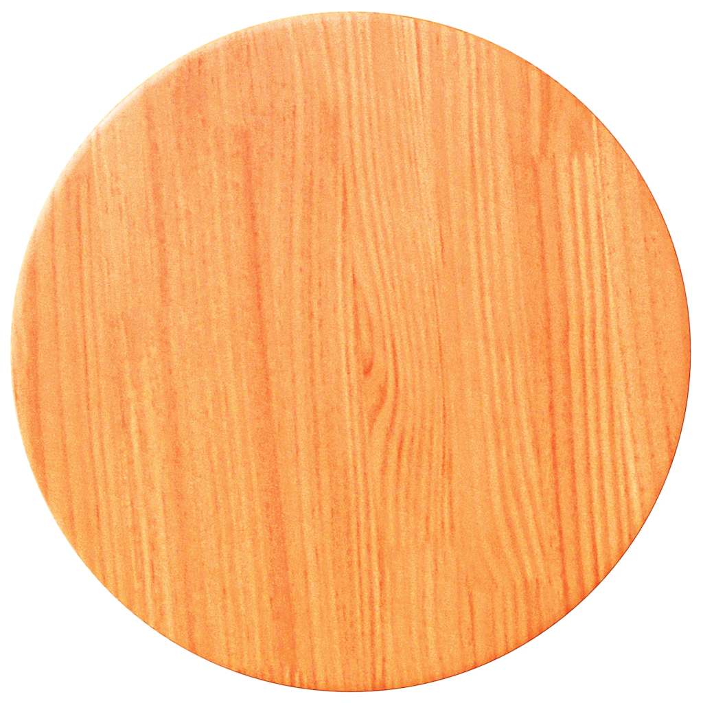 Tischplatte Rund Wachsbraun Ø30x2,5 cm Massivholz Kiefer