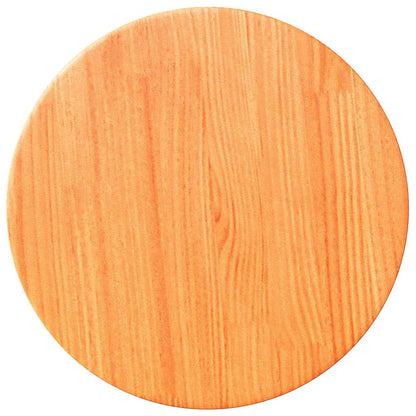 Tischplatte Rund Wachsbraun Ø30x2,5 cm Massivholz Kiefer