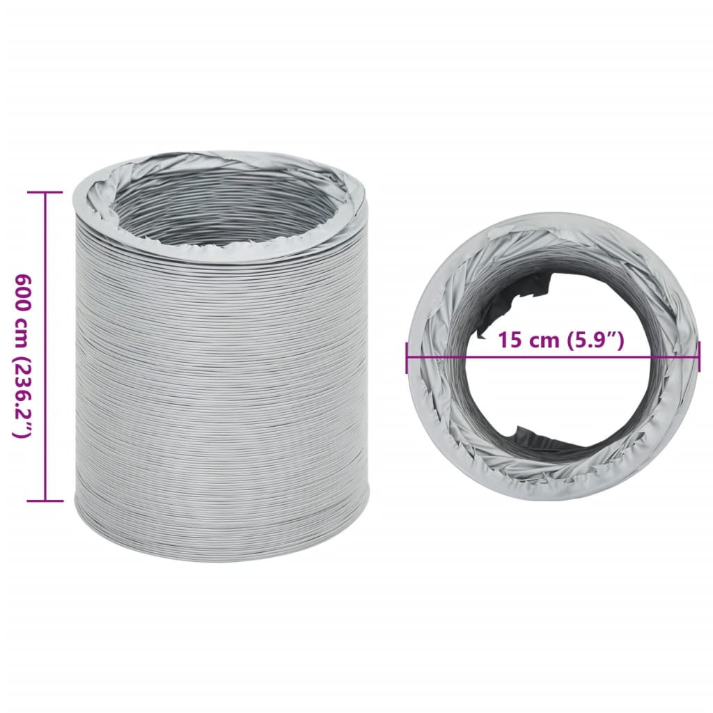 Abluftschlauch PVC 6 m Ø15 cm