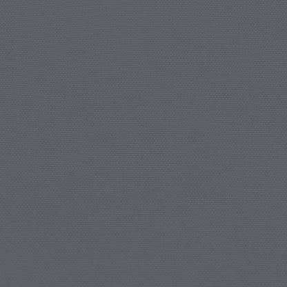 Gartenbank mit Kissen Schwarz Aluminium