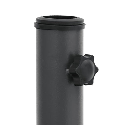 Parasolfod Ø32/38/48 mm mast 15 kg rektangulær