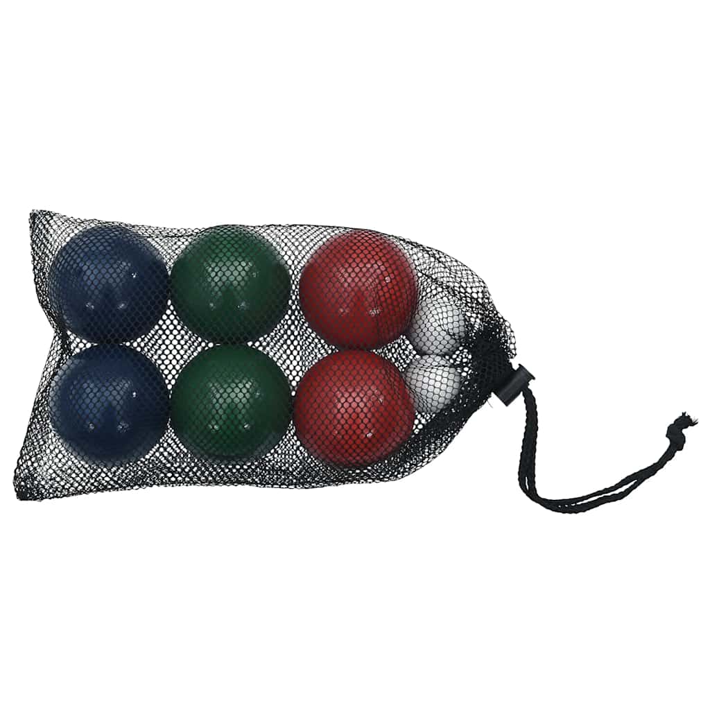 8-tlg. Boccia-Spielset mit Tragetasche Massivholz Kiefer