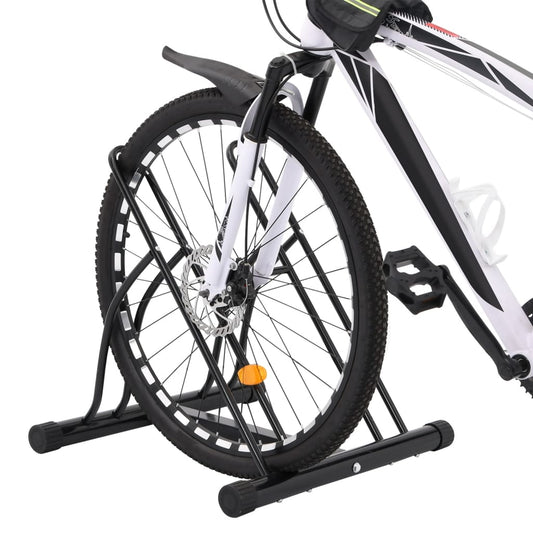 Fahrradständer für 2 Fahrräder Freistehend Stahl