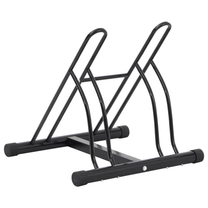 Fahrradständer für 2 Fahrräder Freistehend Stahl
