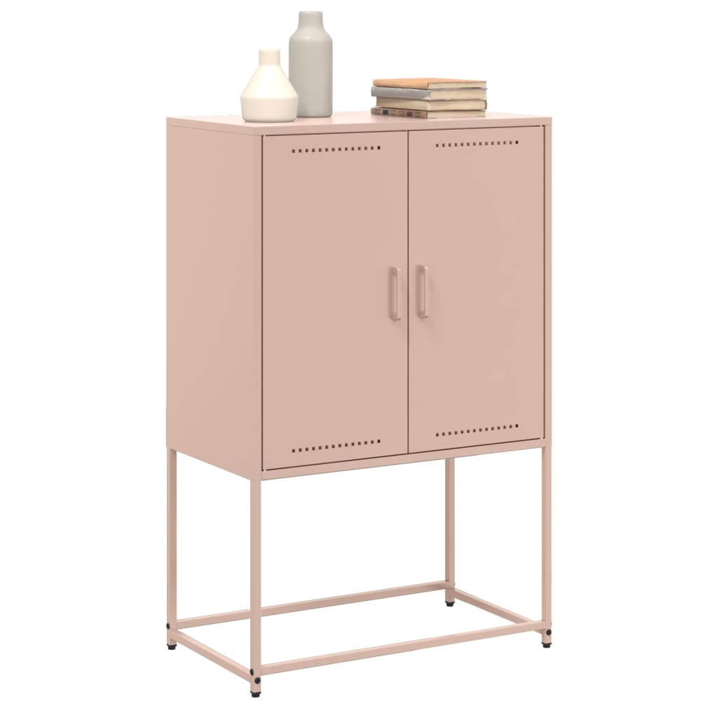 Highboard Rosa 68,5x38,5x107 cm Stahl