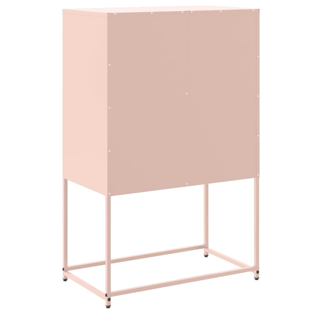 Highboard Rosa 68,5x38,5x107 cm Stahl