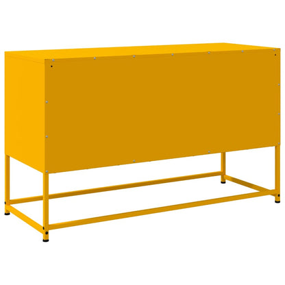 TV-Schrank Senfgelb 100,5x39x60,5 cm Stahl