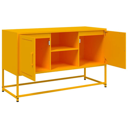 TV-Schrank Senfgelb 100,5x39x60,5 cm Stahl