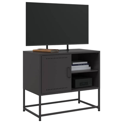 TV-skab Sort 68x39x60,5 cm Stål