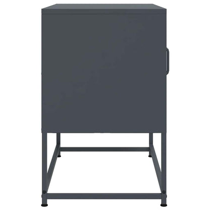 TV-Schrank Anthrazit 68x39x60,5 cm Stahl