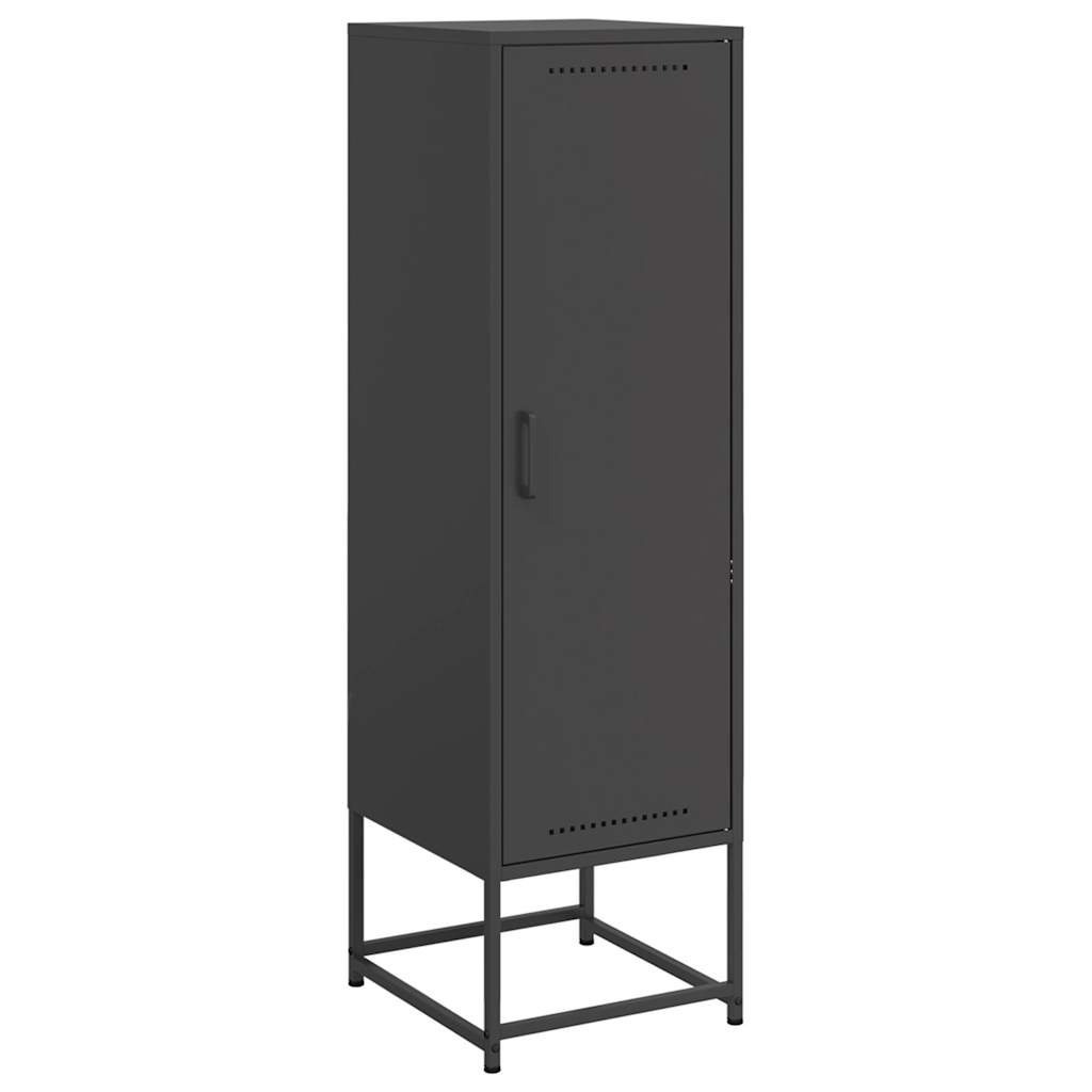 Highboard Schwarz 36x39x123 cm Stahl