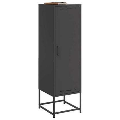 Highboard Schwarz 36x39x123 cm Stahl