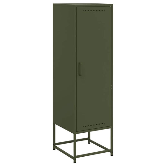 Highboard Olivgrün 36x39x123 cm Stahl