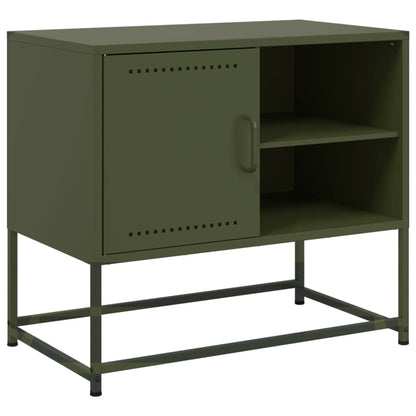 TV-skab Sennep Gul 100,5x39x60,5 cm Stål