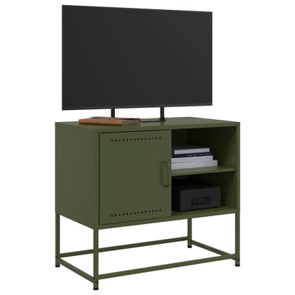 TV-skab Sennep Gul 100,5x39x60,5 cm Stål