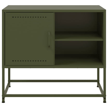 TV-skab Sennep Gul 100,5x39x60,5 cm Stål