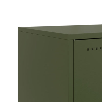 TV-skab Sennep Gul 100,5x39x60,5 cm Stål