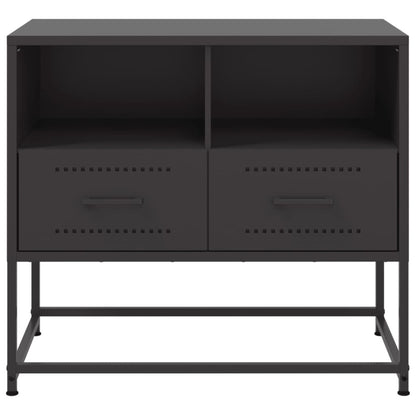 TV-skab Sort 68x39x60,5 cm Stål