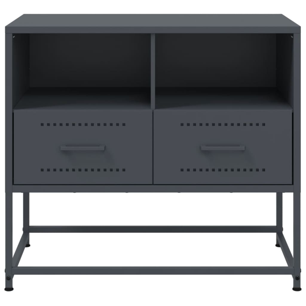 TV-Schrank Anthrazit 68x39x60,5 cm Stahl