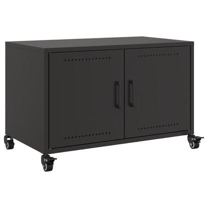 TV-skab Sort 68x39x43,5 cm Stål
