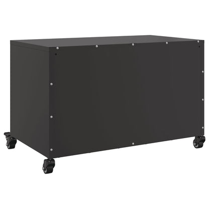 TV-skab Sort 68x39x43,5 cm Stål