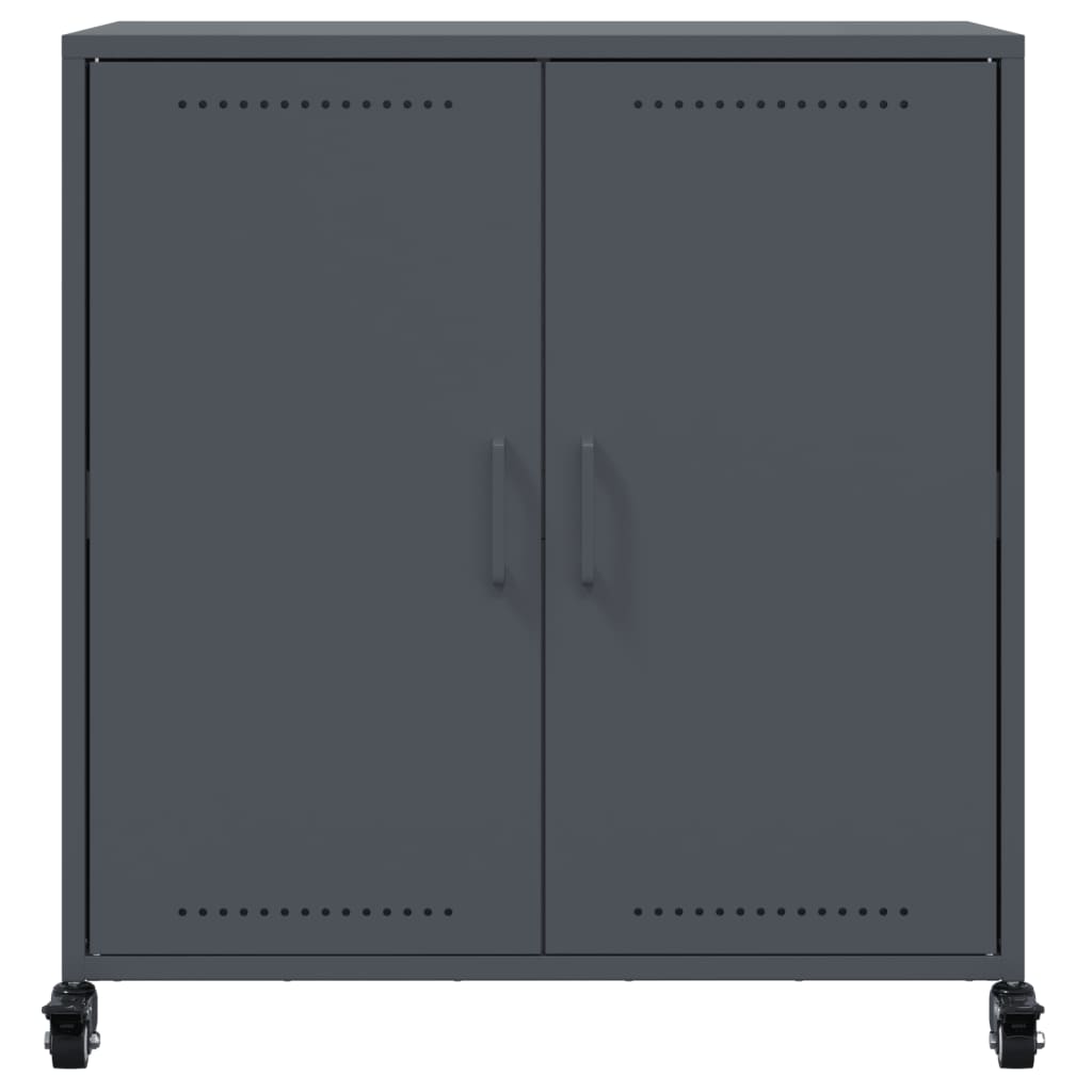 Sideboard Anthrazit 68x39x72 cm Stahl