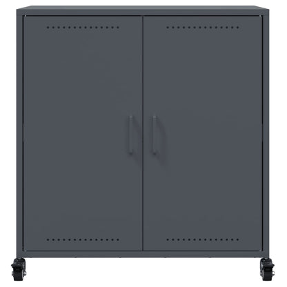 Sideboard Anthrazit 68x39x72 cm Stahl