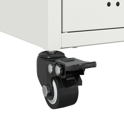 Sideboard Weiß 68x39x72 cm Stahl