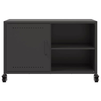 TV-skab Sort 68x39x43,5 cm Stål