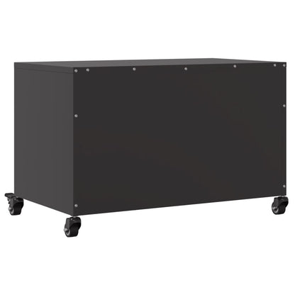 TV-skab Sort 68x39x43,5 cm Stål