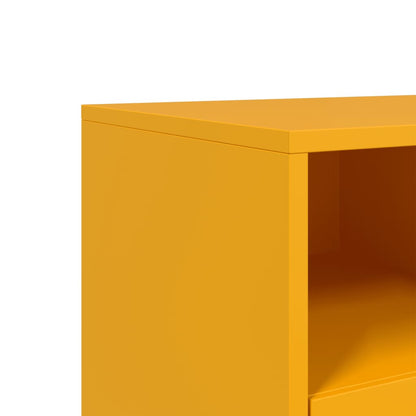 TV-skab Sennep Gul 100,5x39x43,5 cm Stål