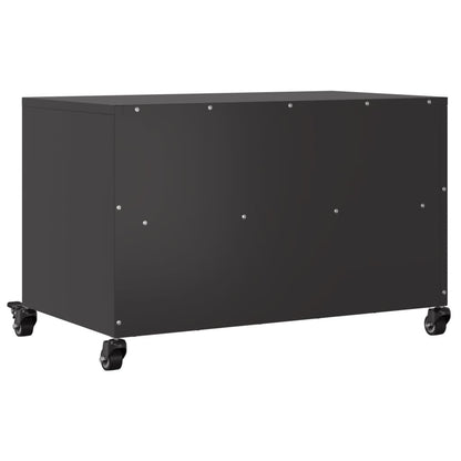 TV-skab Sort 68x39x43,5 cm Stål
