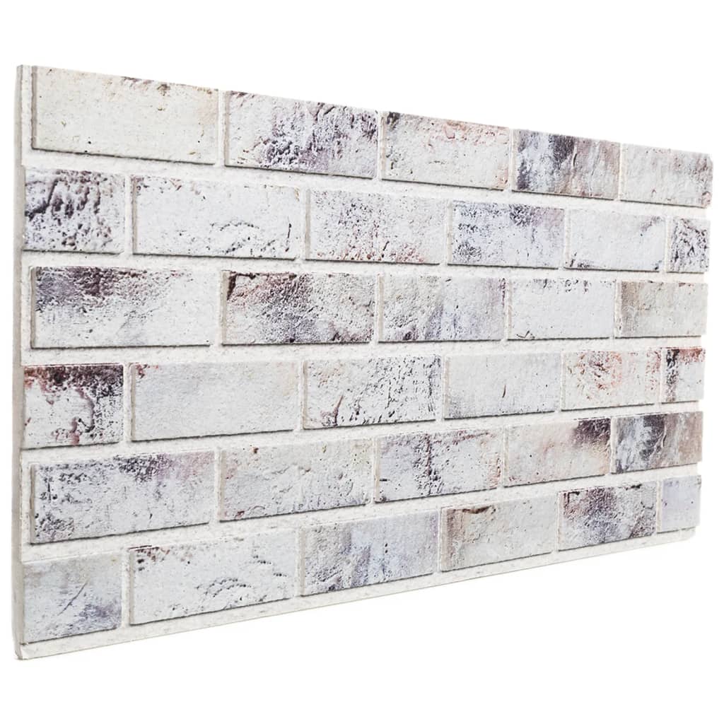 3D vægpaneler 10 stk Lysegrå 100x50 cm EPS