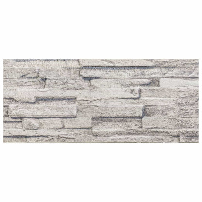 3D vægpaneler 14 stk Lysegrå 100x25 cm EPS