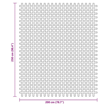 Zeltteppich Anthrazit 2,5x2 m