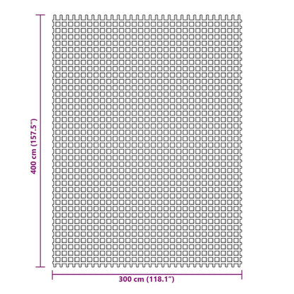 Zeltteppich Anthrazit 4x3 m