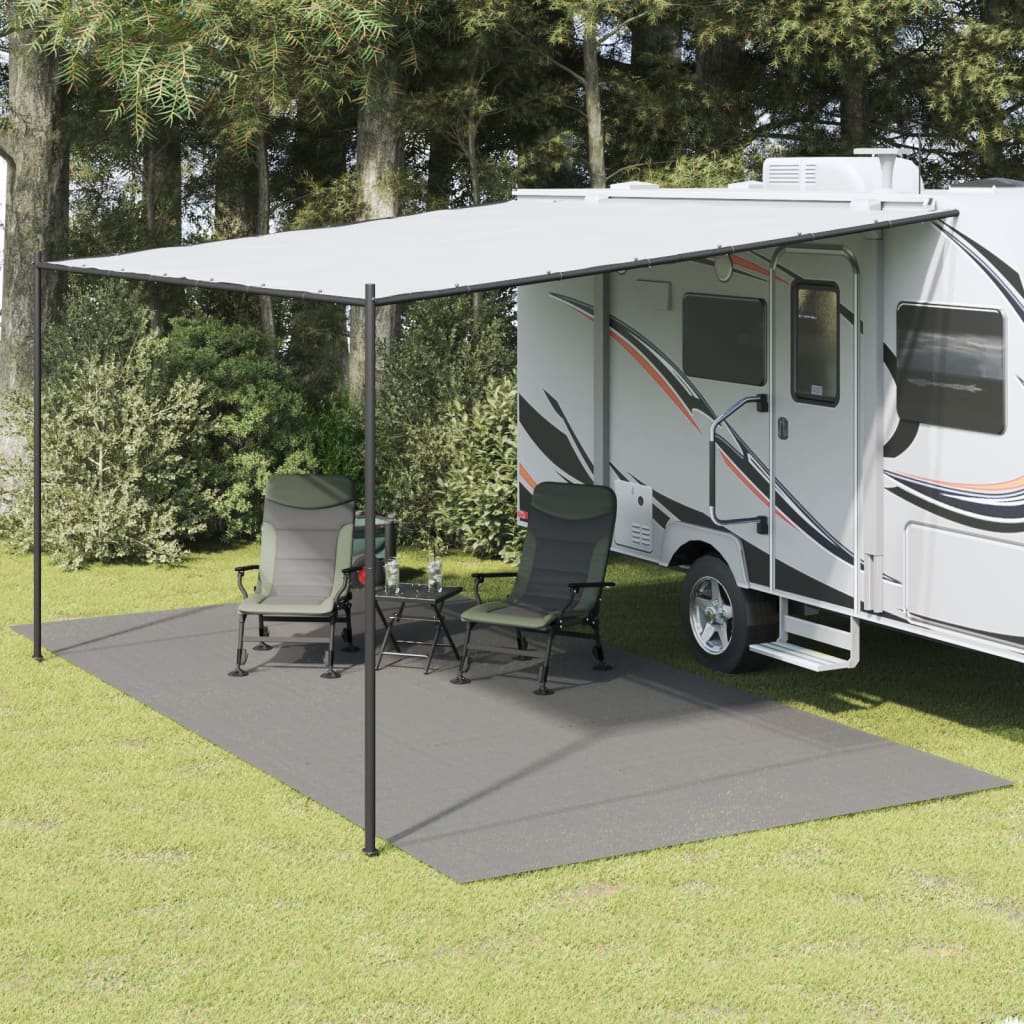 Zeltteppich Anthrazit 6x3 m
