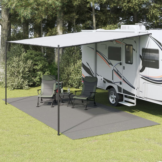 Zeltteppich Anthrazit 6x3 m