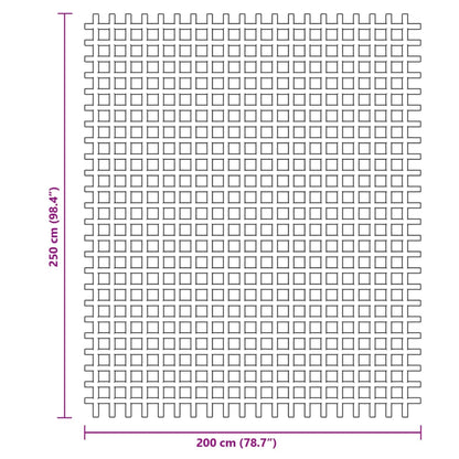 telttæppe blå 2,5x2 m
