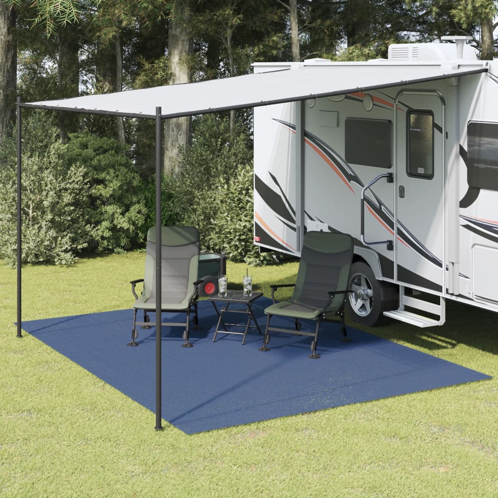 Zeltteppich Blau 4x3 m