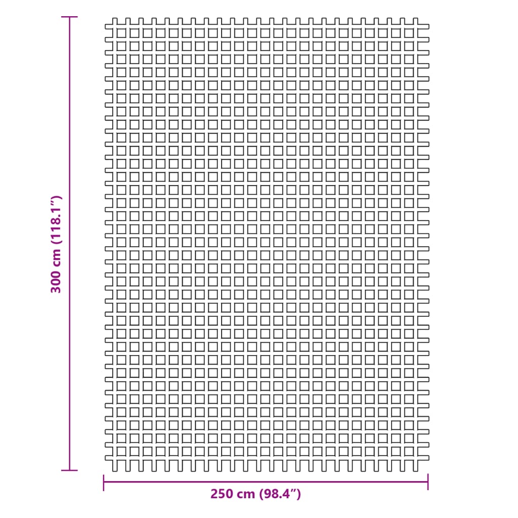 Zeltteppich Grün 3x2,5 m