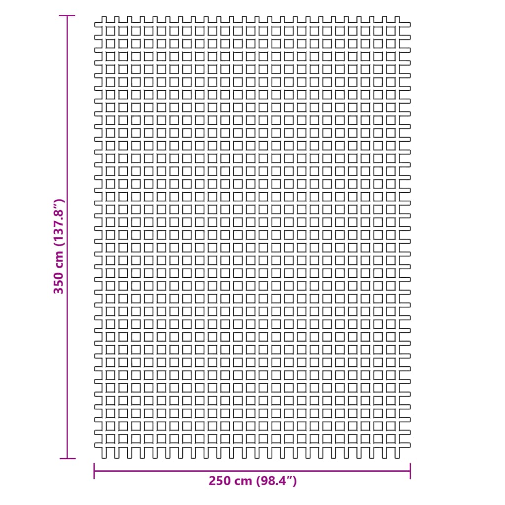 Zeltteppich Grün 3,5x2,5 m