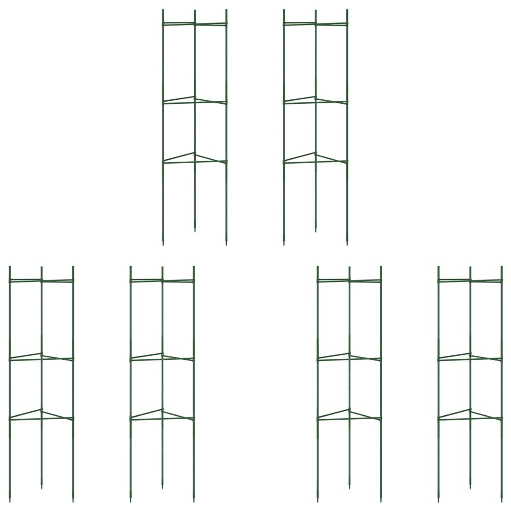 Tomatenkäfige 6 Stk. 116 cm Stahl und PP