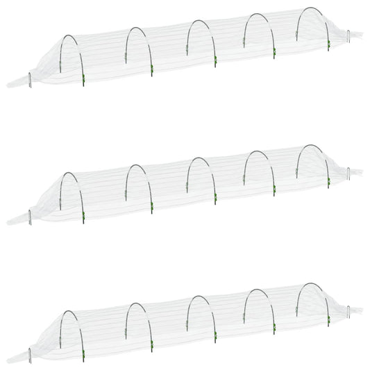 Netztunnel 3 Stk. 1,5x5 m Fiberglas und PP