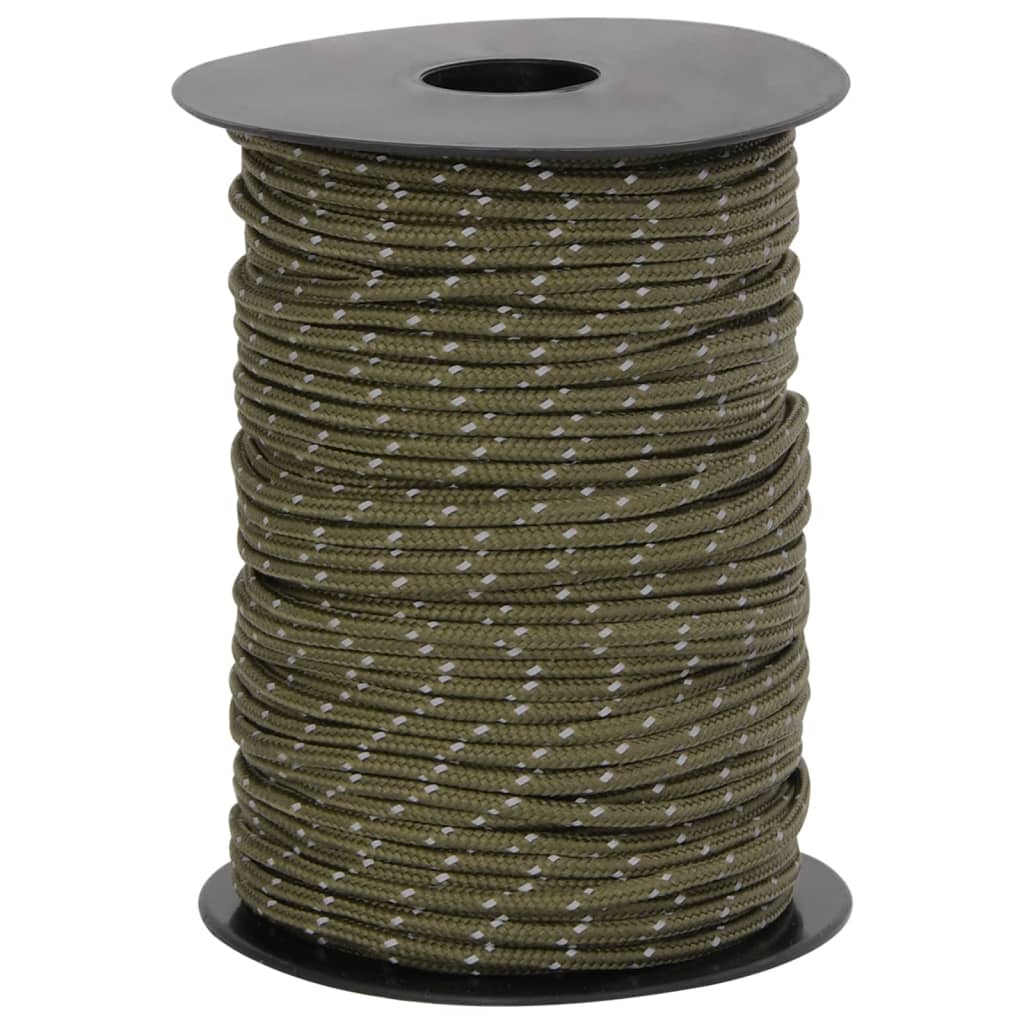 Teltreb Reflekterende med rebstrammere 50 m 3 mm